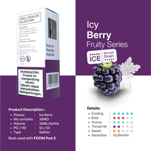 Load gambar ke Gallery ICY BERRY - [Fruity Series V2] | Liquid Vape Terenak dan Pods Vape Terbaik | FOOM