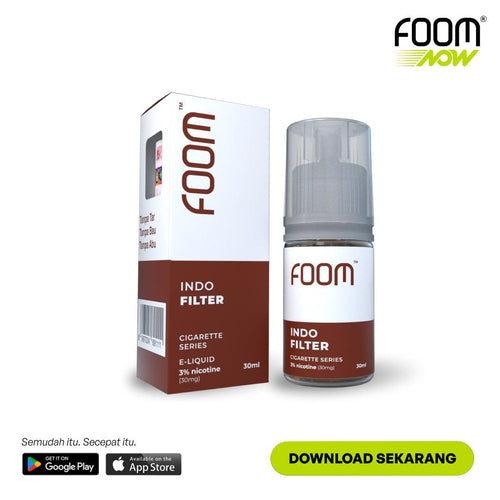 INDO FILTER - [Cig Series] | Liquid Vape Terenak dan Pods Vape Terbaik | FOOM