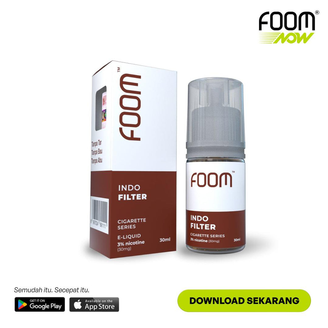 INDO FILTER - [Cig Series] | Liquid Vape Terenak dan Pods Vape Terbaik | FOOM