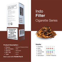 Load gambar ke Gallery INDO FILTER - [Cig Series] | Liquid Vape Terenak dan Pods Vape Terbaik | FOOM