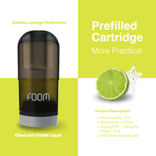 Load gambar ke Gallery LIME CAPSULE - [Prefilled Cartridge] | Liquid Vape Terenak dan Pods Vape Terbaik | FOOM