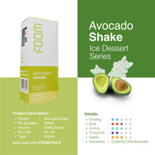 Load gambar ke Gallery Liquid AVOCADO SHAKE - [Beverage Series] | Liquid Vape Salt Nic Enak dan Pods Vape Terbaik - FOOM