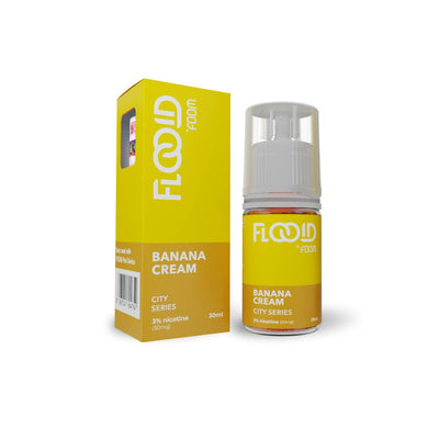 Liquid BANANA CREAM - [City Series Flooid] | Liquid Vape Terenak dan Pods Vape Terbaik | FOOM