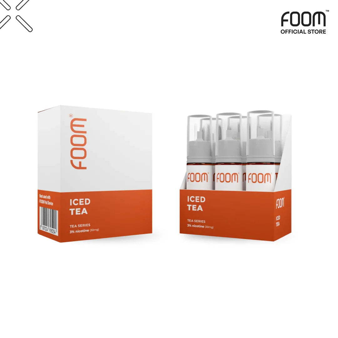 LIQUID FOOM ICED TEA - 15ML SERIES | Liquid Vape Salt Nic Enak dan Pods Vape Terbaik - FOOM