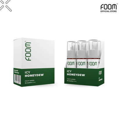LIQUID FOOM ICY HONEYDEW - 15ML SERIES | Liquid Vape Salt Nic Enak dan Pods Vape Terbaik - FOOM