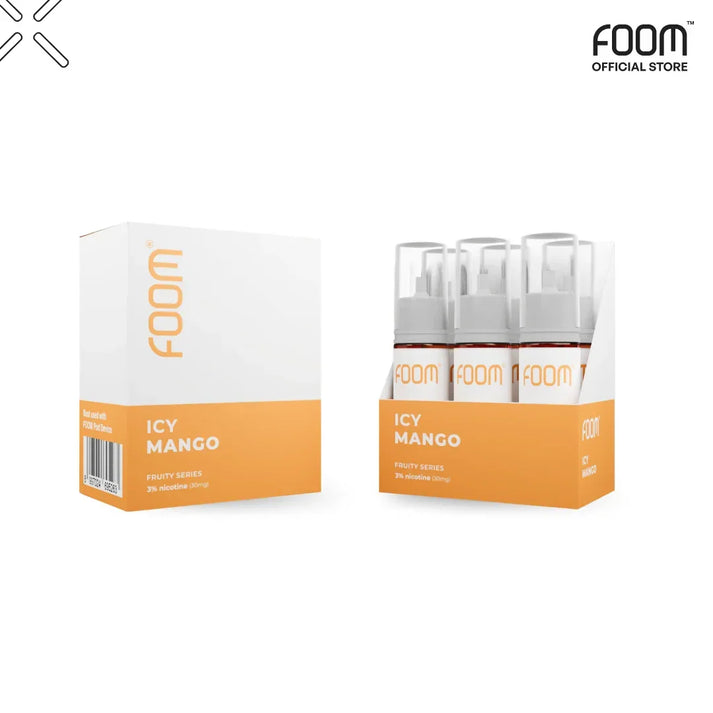 LIQUID FOOM ICY MANGO - 15ML SERIES | FOOM Lab Global