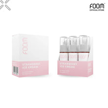 LIQUID FOOM STRAWBERRY ICE CREAM - 15ML SERIES | Liquid Vape Salt Nic Enak dan Pods Vape Terbaik - FOOM