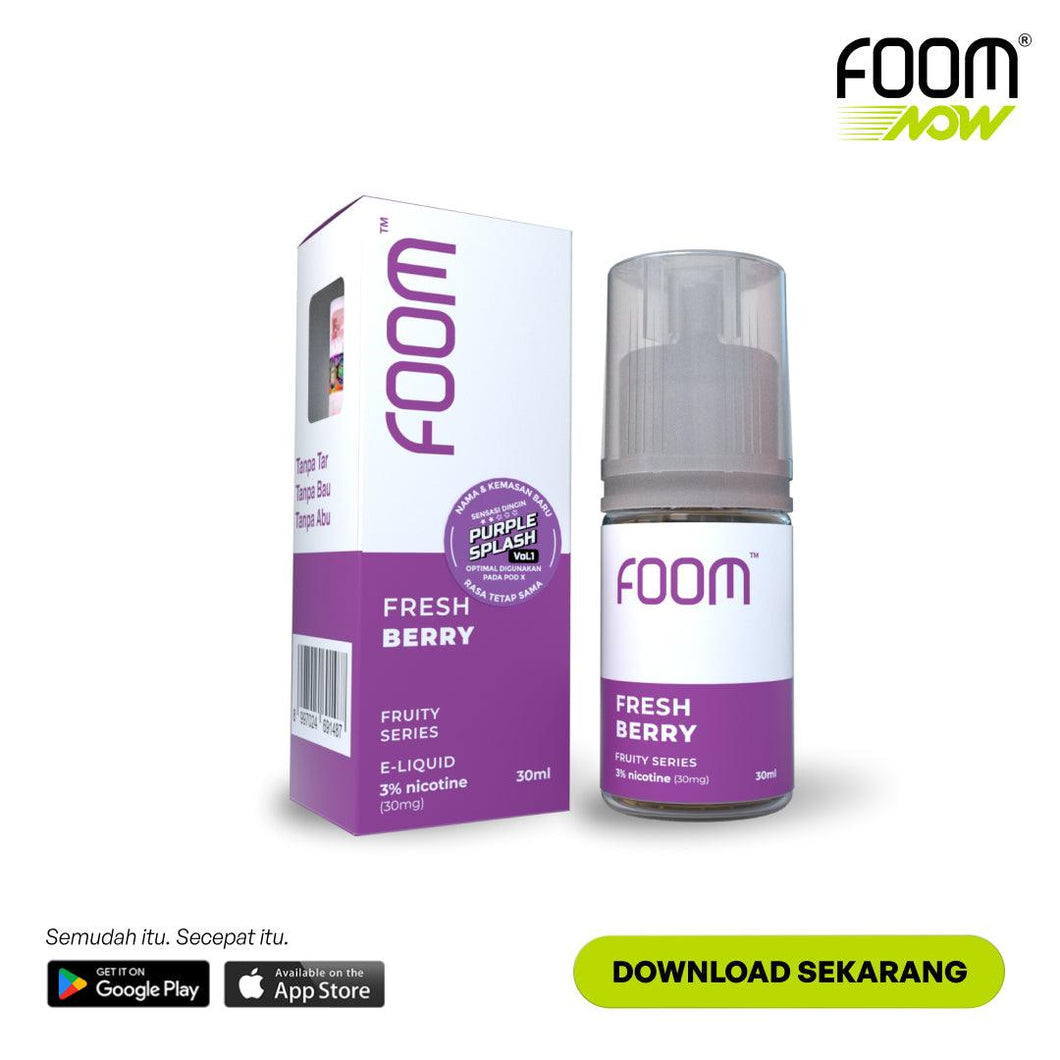 Liquid Fruity Series V1 | Liquid Vape Terenak dan Pods Vape Terbaik | FOOM