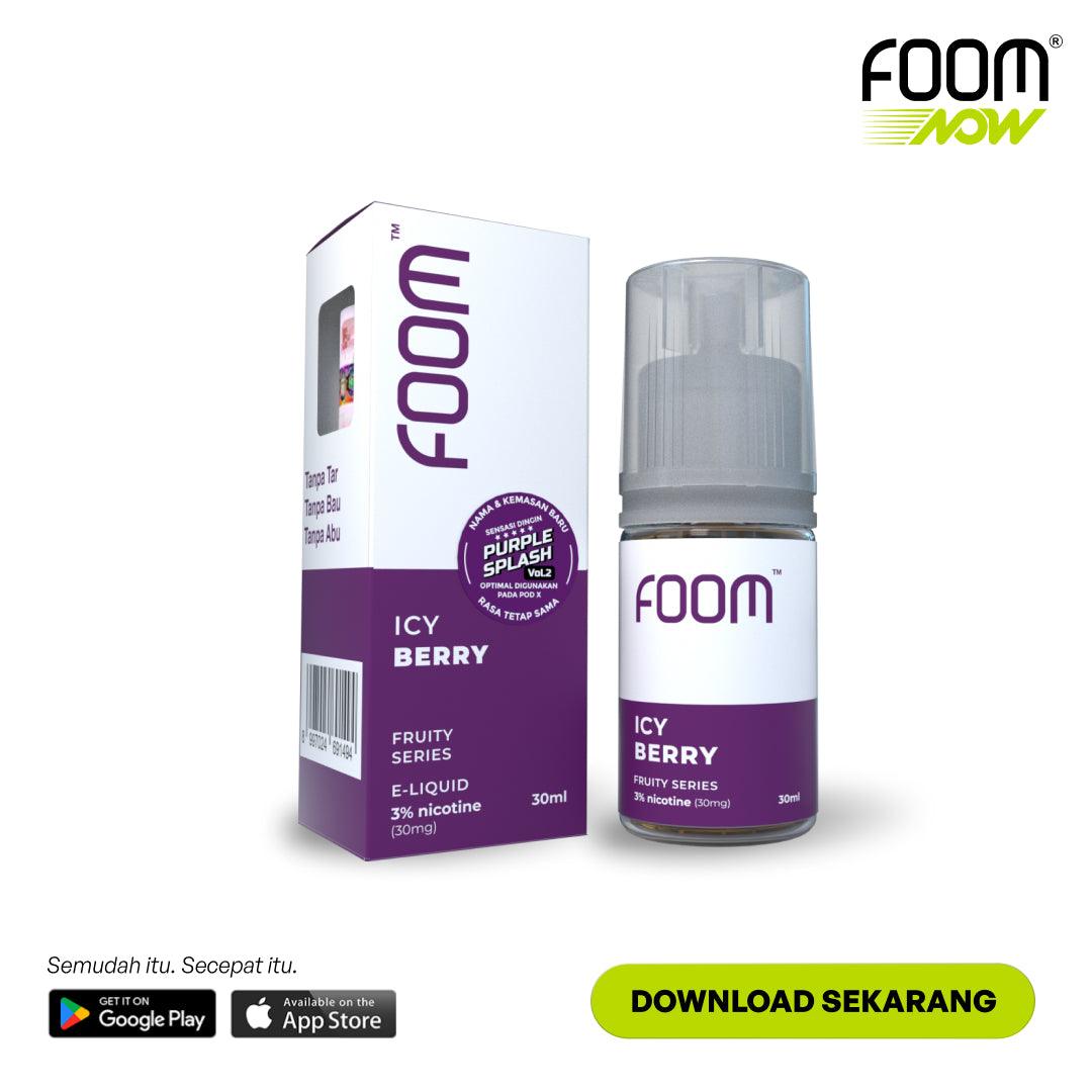 Liquid Fruity Series V2 | Liquid Vape Salt Nic Enak dan Pods Vape Terbaik - FOOM