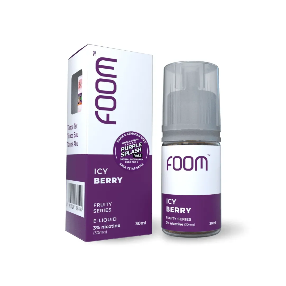 Liquid Salt Nic - Fruity Icy Series V2 FOOM | FOOM Lab Global