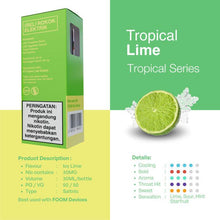 Liquid LIME - [Tropical Series Flooid] | Liquid Vape Salt Nic Enak dan Pods Vape Terbaik - FOOM