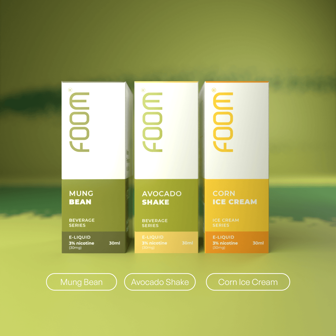 Liquid MUNG BEAN - [Beverage Series] | Liquid Vape Salt Nic Enak dan Pods Vape Terbaik - FOOM