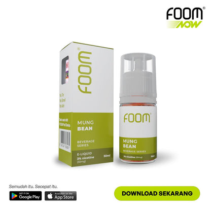 Liquid MUNG BEAN - [Beverage Series] | Liquid Vape Salt Nic Enak dan Pods Vape Terbaik - FOOM