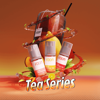 Liquid PEACH TEA - [Tea Series] | Liquid Vape Salt Nic Enak dan Pods Vape Terbaik - FOOM