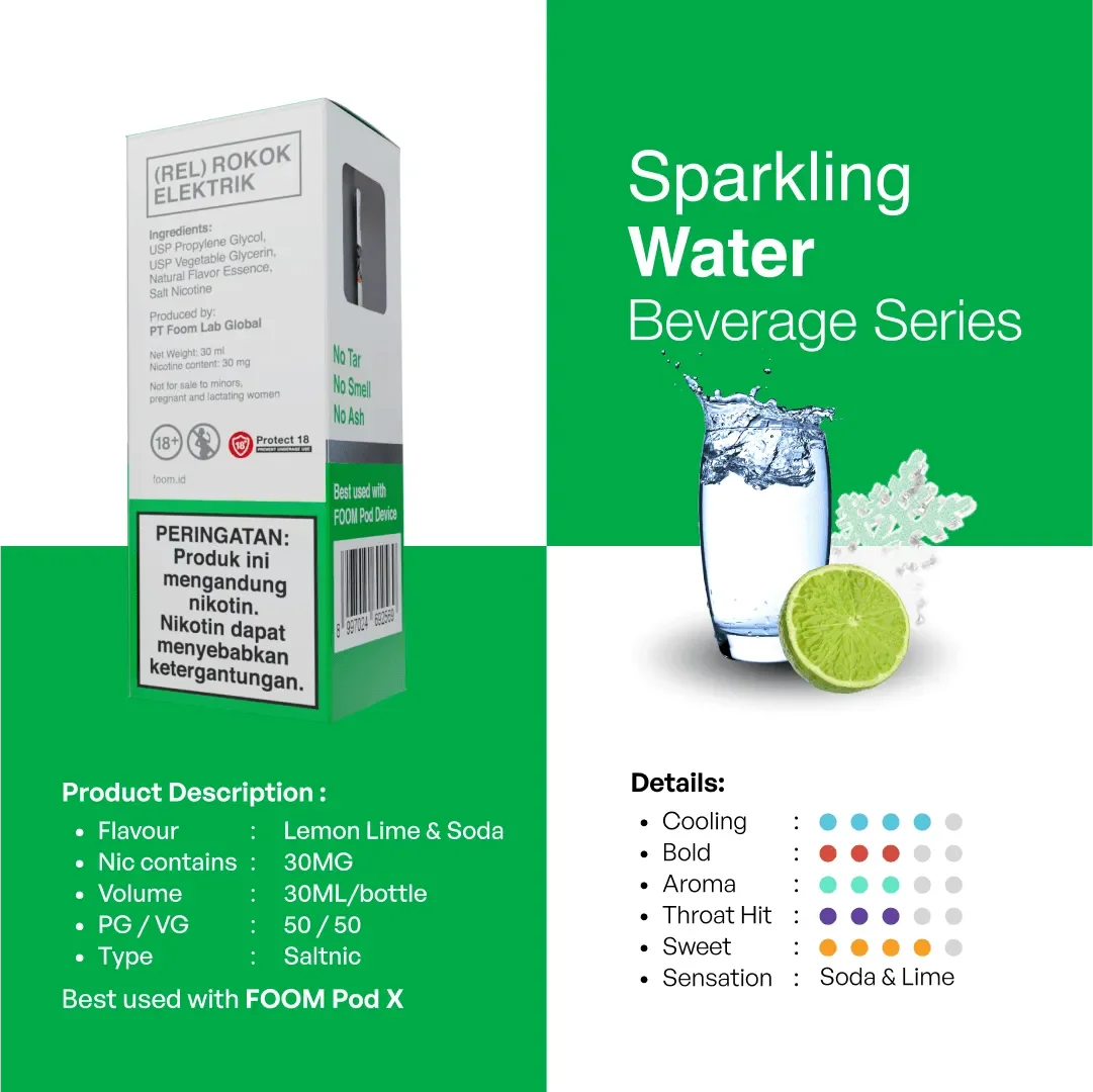 Foom Lab Sparkling Water - Beverage Series | FOOM Lab Global