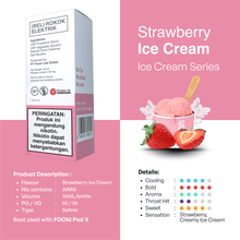 Load gambar ke Gallery Liquid STRAWBERRY ICE CREAM - [Ice Cream Series] | Liquid Vape Terenak dan Pods Vape Terbaik | FOOM