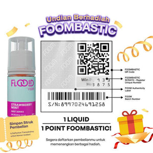 Liquid STRAWBERRY MINT - [Mint Series Flooid] | Liquid Vape Salt Nic Enak dan Pods Vape Terbaik - FOOM