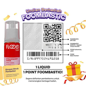 Liquid STRAWBERRY SODA - [Drink Series Flooid] | Liquid Vape Salt Nic Enak dan Pods Vape Terbaik - FOOM