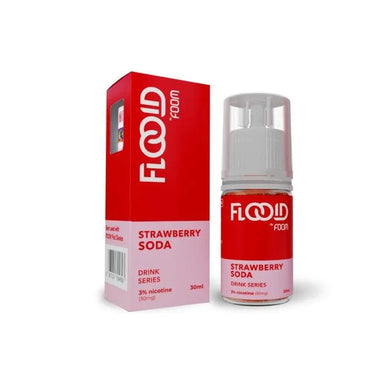 Liquid STRAWBERRY SODA - [Drink Series Flooid] | Liquid Vape Terenak dan Pods Vape Terbaik | FOOM