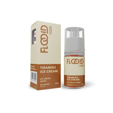 Liquid TIRAMISU ICE CREAM - [Ice Cream Series Flooid] | Liquid Vape Terenak dan Pods Vape Terbaik | FOOM