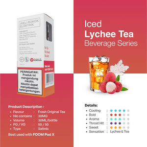 LYCHEE TEA [Tea Series] - FOOM Lab Global