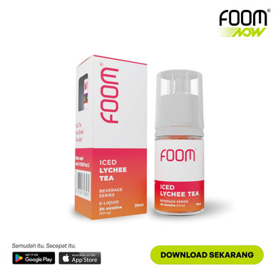 LYCHEE TEA - [Tea Series] | Liquid Vape Terenak dan Pods Vape Terbaik | FOOM
