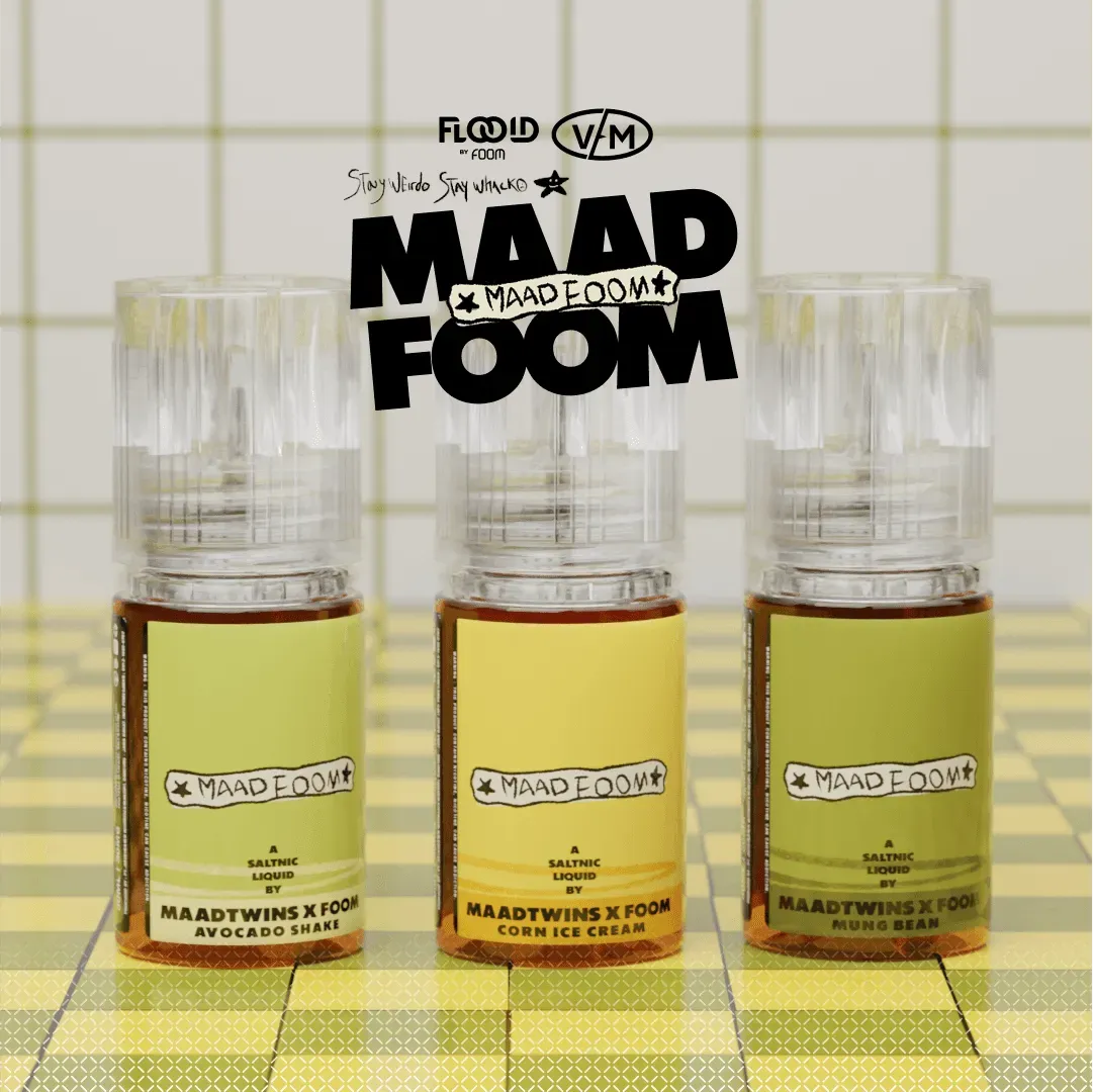 Mung Bean - MAADFOOM ICE DESSERT SERIES by FOOM X MAADTWINS | Liquid Vape Salt Nic Enak dan Pods Vape Terbaik - FOOM