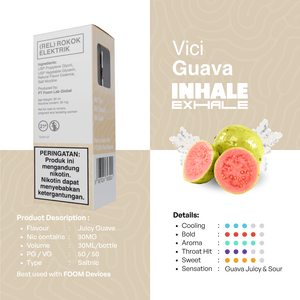 [NEW] VICI GUAVA - WG Inhale Exhale Series | Liquid Vape Terenak dan Pods Vape Terbaik | FOOM