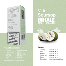 Load gambar ke Gallery [NEW] VIDI SOURSOP - WG Inhale Exhale Series | Liquid Vape Salt Nic Enak dan Pods Vape Terbaik - FOOM