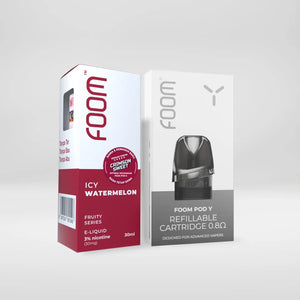 Paket Bulanan Cartridge Pod Y + Liquid | Liquid Vape Terenak dan Pods Vape Terbaik | FOOM