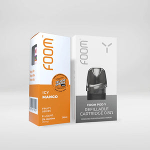Paket Bulanan Cartridge Pod Y + Liquid | Liquid Vape Terenak dan Pods Vape Terbaik | FOOM