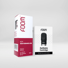 Load gambar ke Gallery Paket Bulanan FOOM Cartridge + Liquid Fruity V2 Series | Liquid Vape Terenak dan Pods Vape Terbaik | FOOM