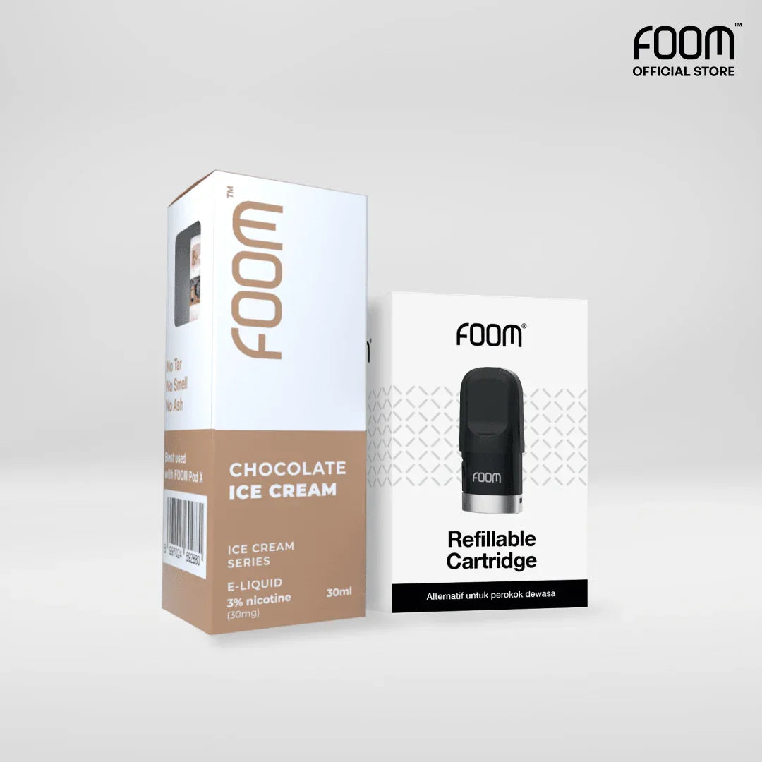 Paket Bulanan FOOM Cartridge + Liquid Ice Cream Series | FOOM Lab Global
