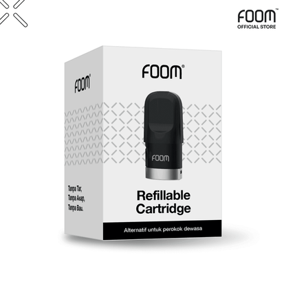 Paket Bulanan FOOM Cartridge + Liquid Tea Series | Liquid Vape Salt Nic Enak dan Pods Vape Terbaik - FOOM