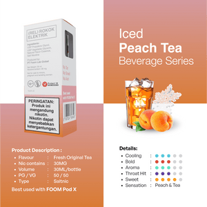 PEACH TEA [Tea Series] - FOOM Lab Global