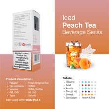Load gambar ke Gallery PEACH TEA - [Tea Series] | Liquid Vape Terenak dan Pods Vape Terbaik | FOOM