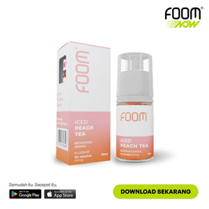 PEACH TEA - [Tea Series] | Liquid Vape Terenak dan Pods Vape Terbaik | FOOM