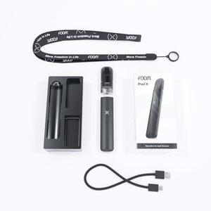 Pod X - ABSOLUTE BLACK | Liquid Vape Terenak dan Pods Vape Terbaik | FOOM