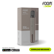 Load gambar ke Gallery Pod X Signature - BEIGE CORDUROY | Liquid Vape Salt Nic Enak dan Pods Vape Terbaik - FOOM