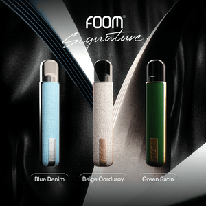 Pod X Signature - BEIGE CORDUROY | Liquid Vape Terenak dan Pods Vape Terbaik | FOOM