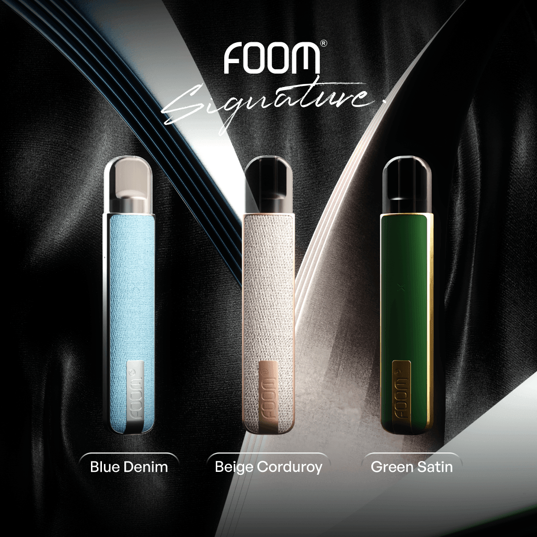 Pod X Signature - BLUE DENIM | Liquid Vape Salt Nic Enak dan Pods Vape Terbaik - FOOM