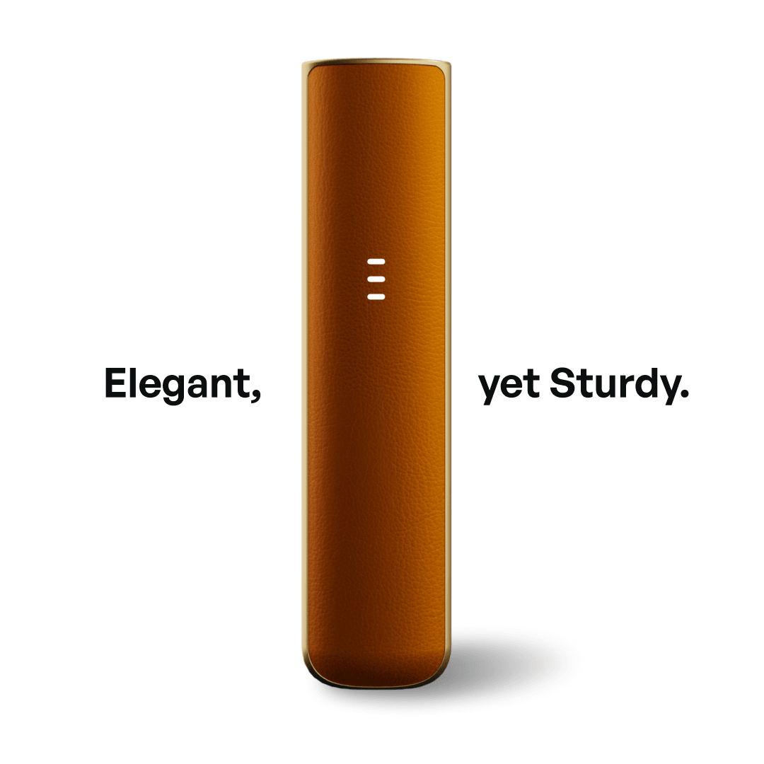 Pod X Signature Leather Edition - Orange by Erika Carlina | Liquid Vape Salt Nic Enak dan Pods Vape Terbaik - FOOM