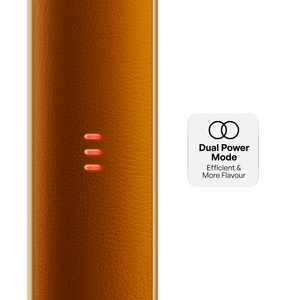 Pod X Signature Leather Edition - Orange by Erika Carlina | Liquid Vape Terenak dan Pods Vape Terbaik | FOOM