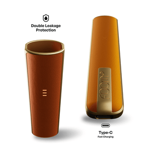 Pod X Signature Leather Edition - Orange by Erika Carlina | Liquid Vape Terenak dan Pods Vape Terbaik | FOOM