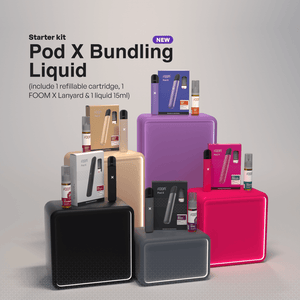 Pod X SPACE GRAY Bundling Fresh Cola 15 ml | Liquid Vape Terenak dan Pods Vape Terbaik | FOOM
