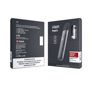 Pod X SPACE GRAY Bundling Fresh Cola 15 ml | Liquid Vape Terenak dan Pods Vape Terbaik | FOOM