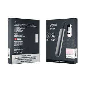 Pod X SPACE GRAY Bundling Liquid 15 ml | Liquid Vape Salt Nic Enak dan Pods Vape Terbaik - FOOM
