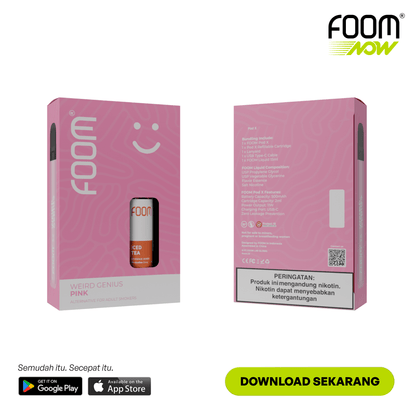 Pod X WEIRD GENIUS Bundling Liquid 15ml | Liquid Vape Salt Nic Enak dan Pods Vape Terbaik - FOOM