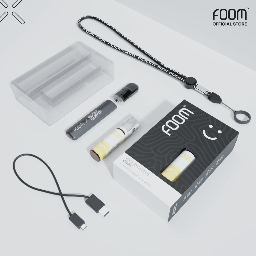 Pod X WEIRD GENIUS Bundling Liquid 15ml | Liquid Vape Salt Nic Enak dan Pods Vape Terbaik - FOOM