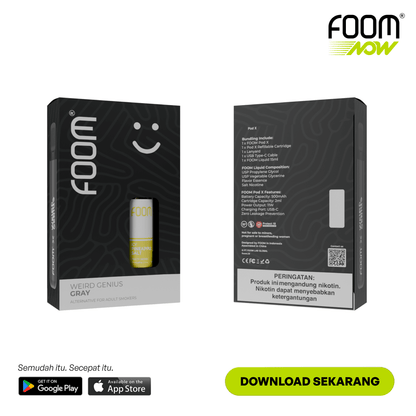 Pod X WEIRD GENIUS Bundling Liquid 15ml | Liquid Vape Salt Nic Enak dan Pods Vape Terbaik - FOOM